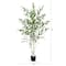 7ft. Potted Green Artificial Birch Tree with Real Touch Leaves